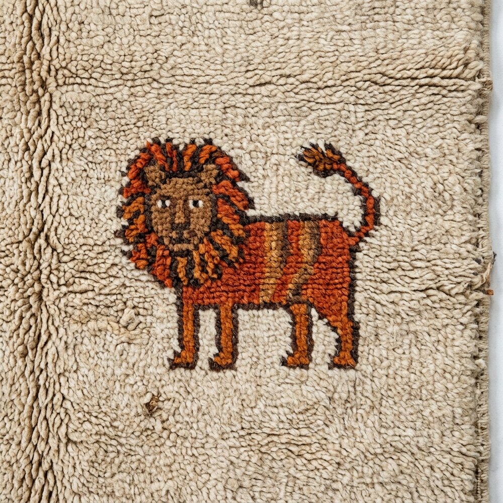 ライオンの文様