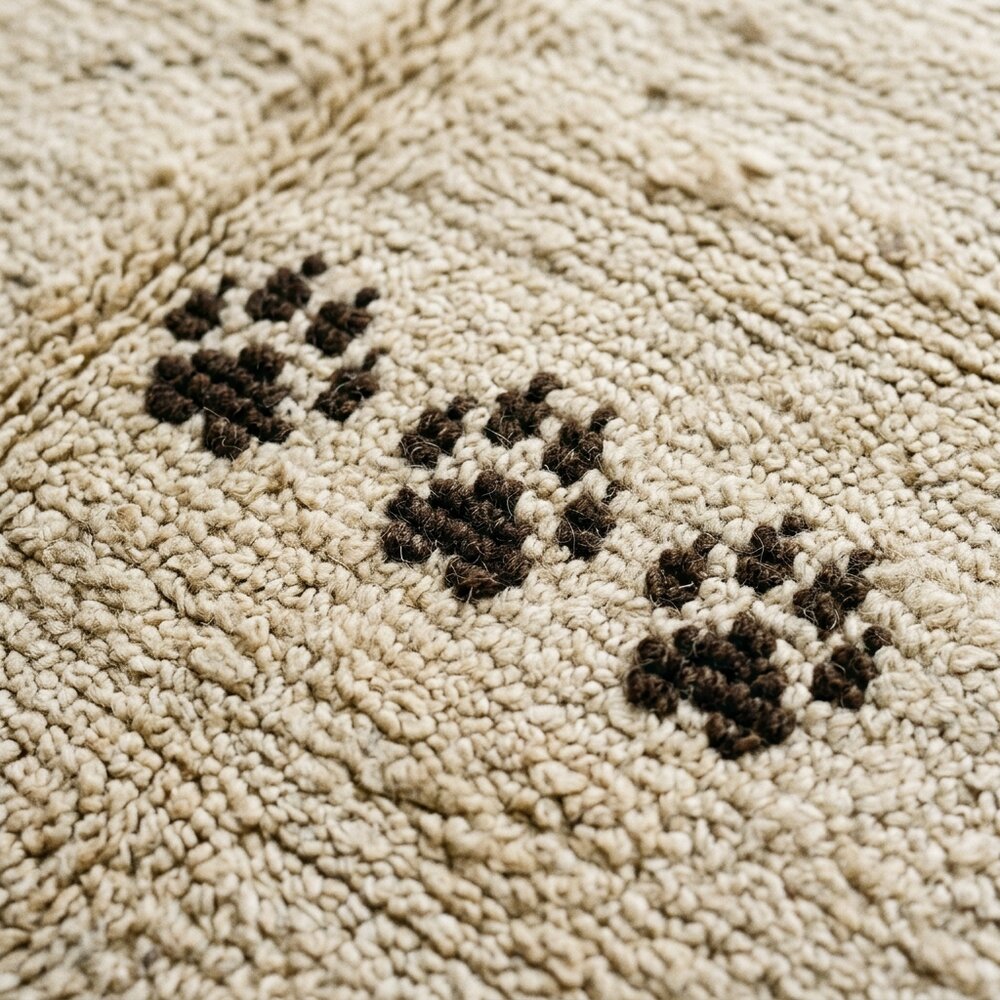 オオカミの足跡の文様