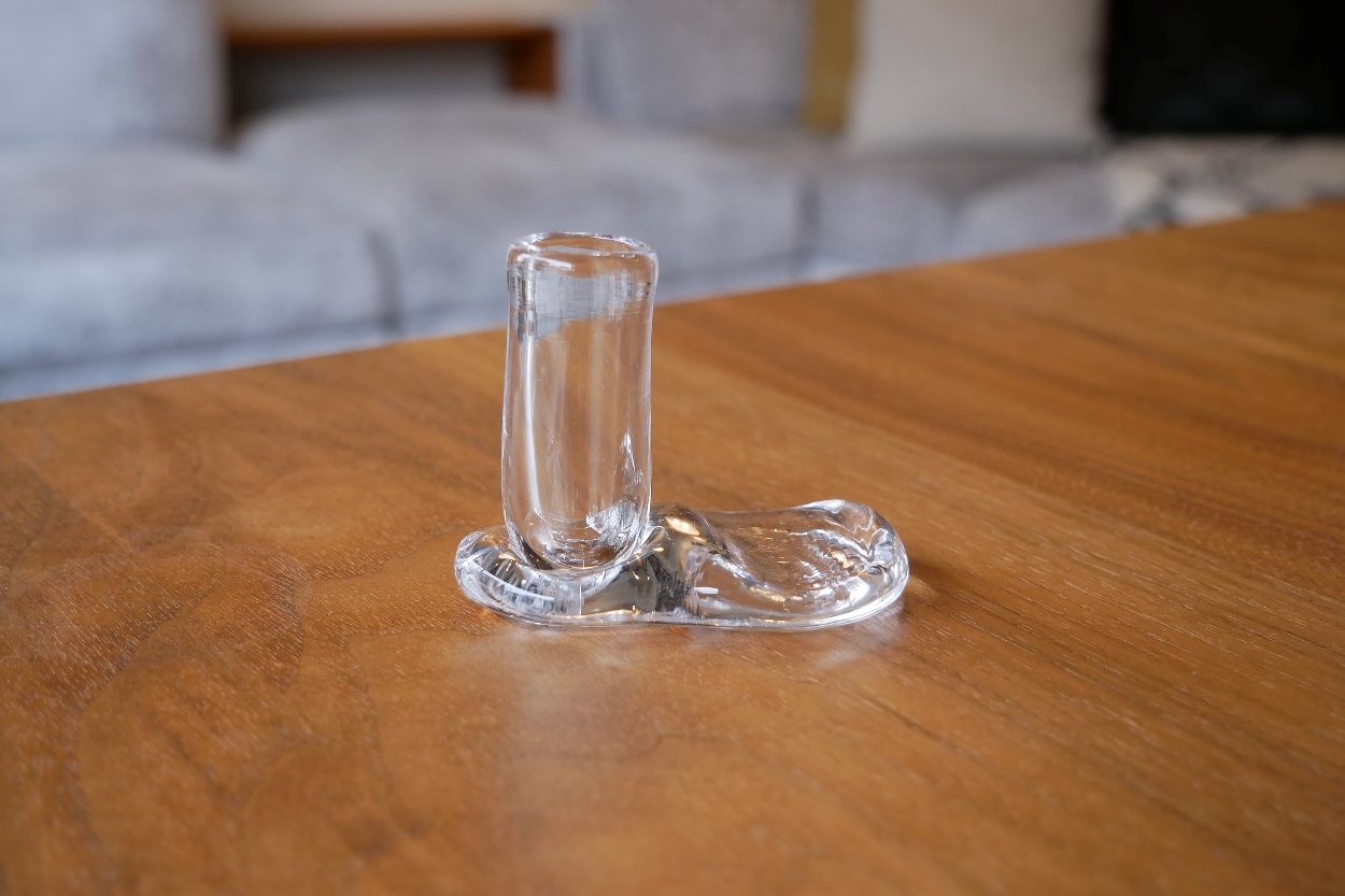 gla-gla 宙吹きガラス 一輪挿しと箸置き 2