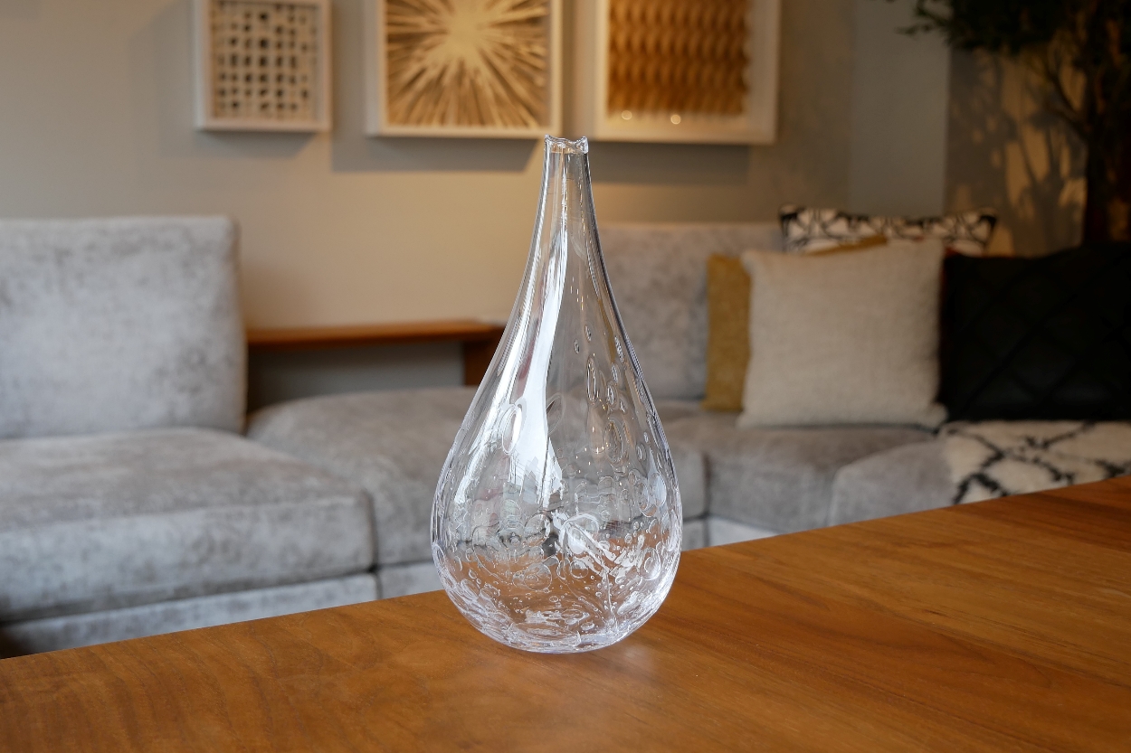 gla-gla 宙吹きガラス 一輪挿し 1