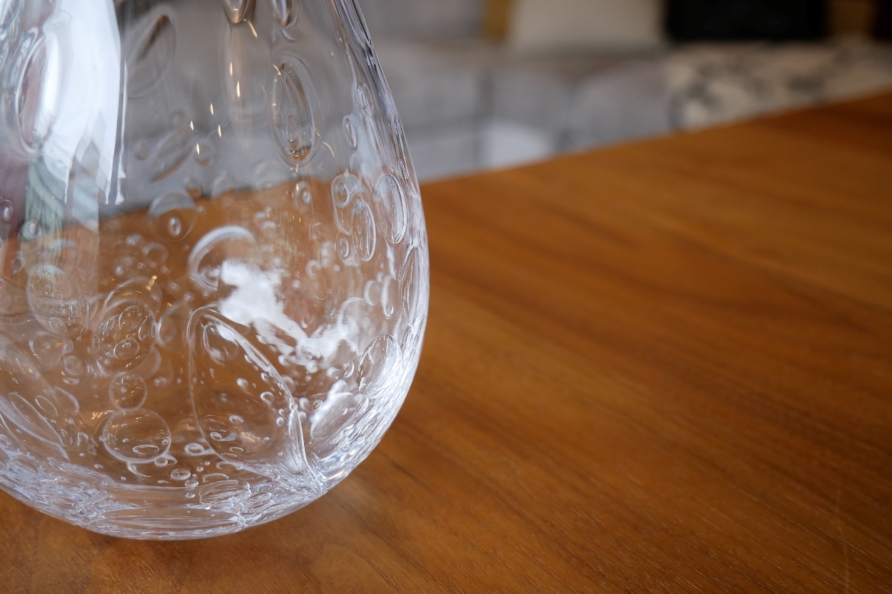 gla-gla 宙吹きガラス 一輪挿し 3