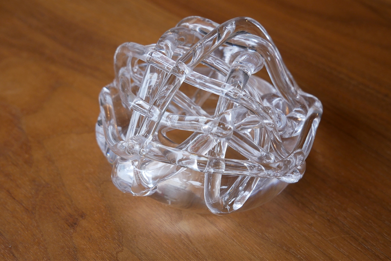 gla-gla 宙吹きガラス 花留め S 2