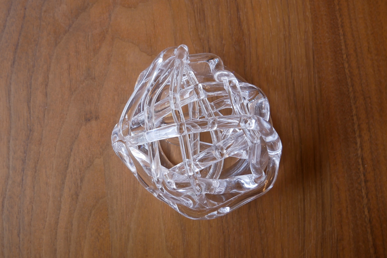 gla-gla 宙吹きガラス 花留め S 4