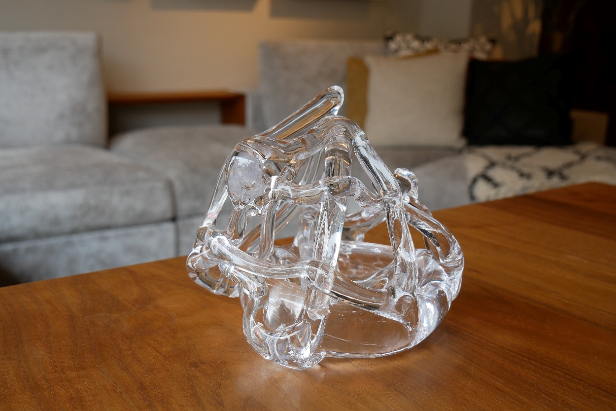 gla-gla 宙吹きガラス 花留め XL  1