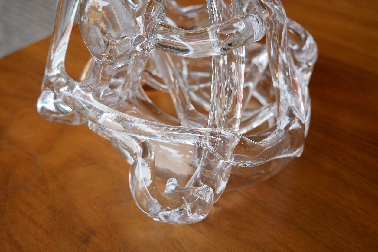 gla-gla 宙吹きガラス 花留め XL  2