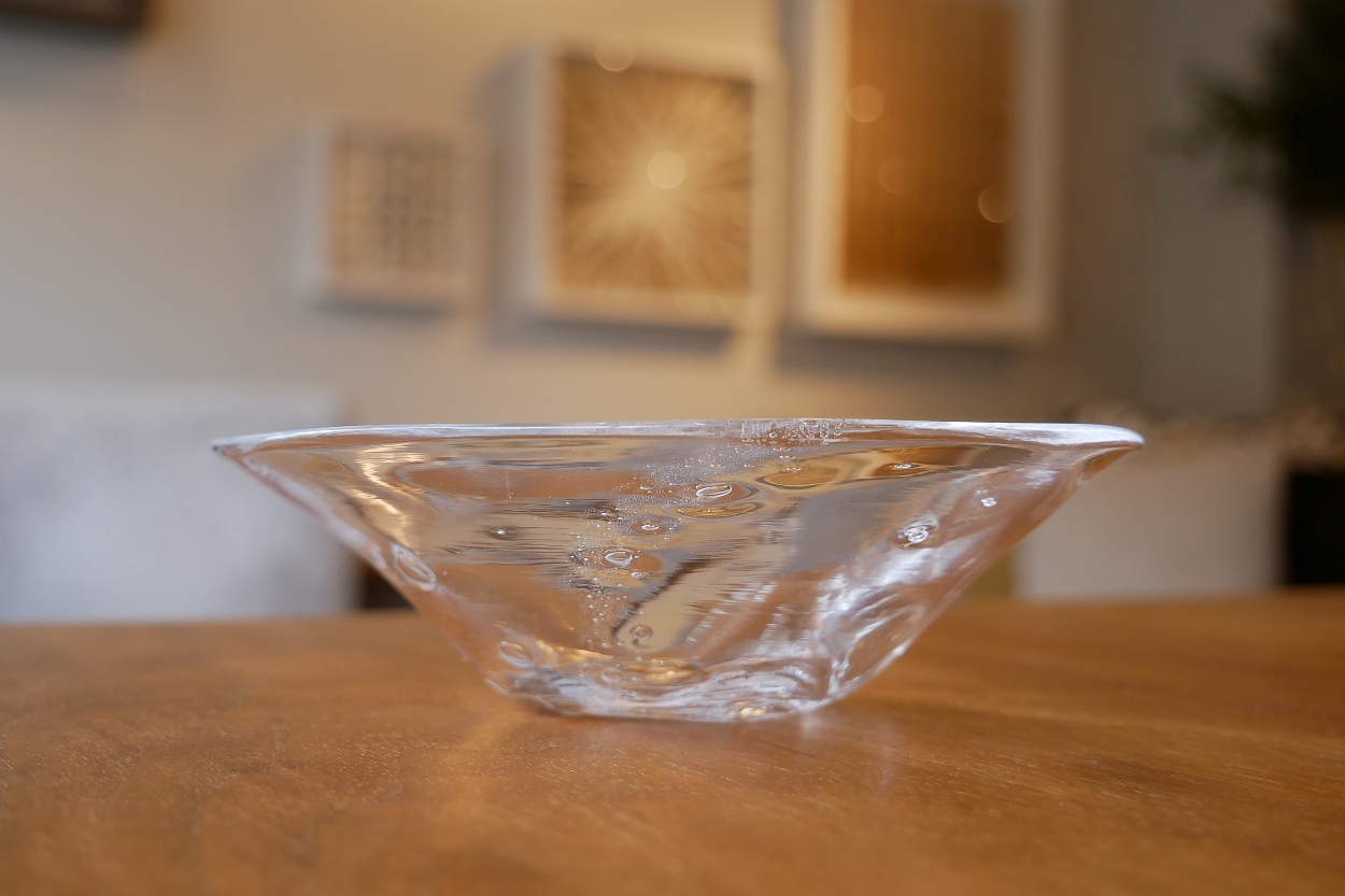 gla-gla 宙吹きガラス キラリ・ヒラリ 小皿 3