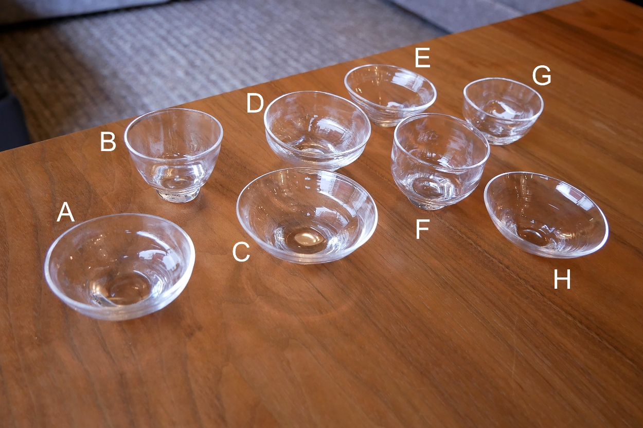 gla-gla 宙吹きガラス おちょこ 7