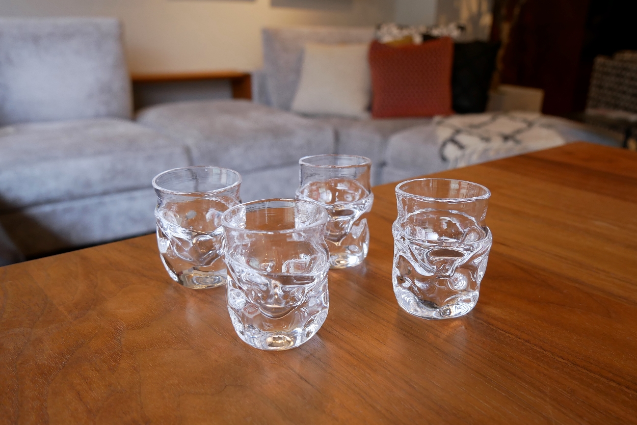 gla-gla 宙吹きガラス ショットグラス  4