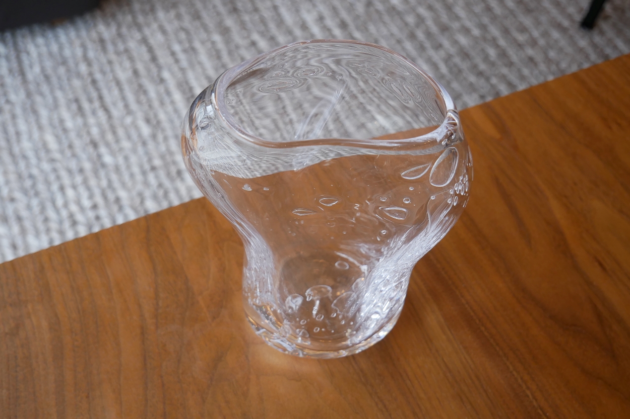 gla-gla 宙吹きガラス 花瓶（くびれ） 4