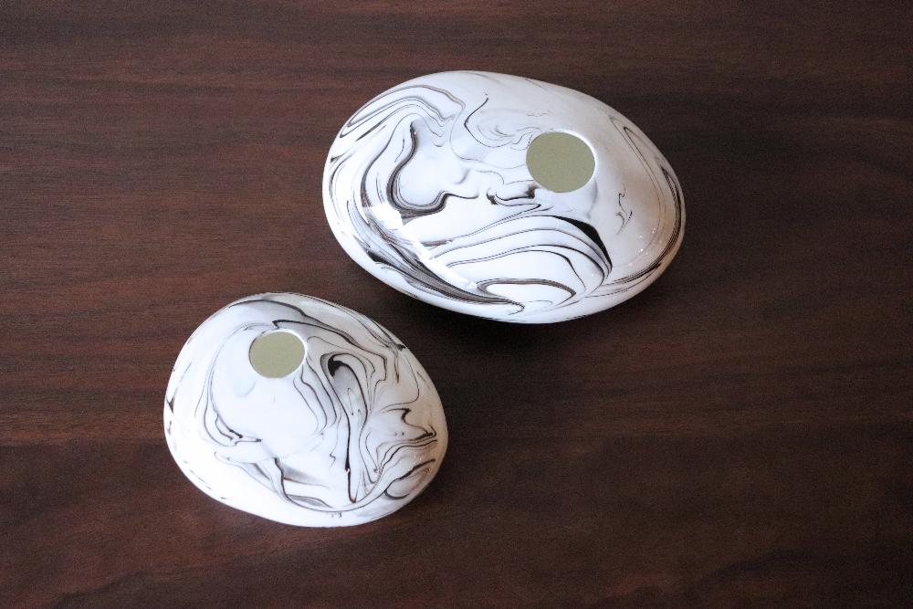 Marble Pebble Vase M - マーブル ペブル ベース M 5