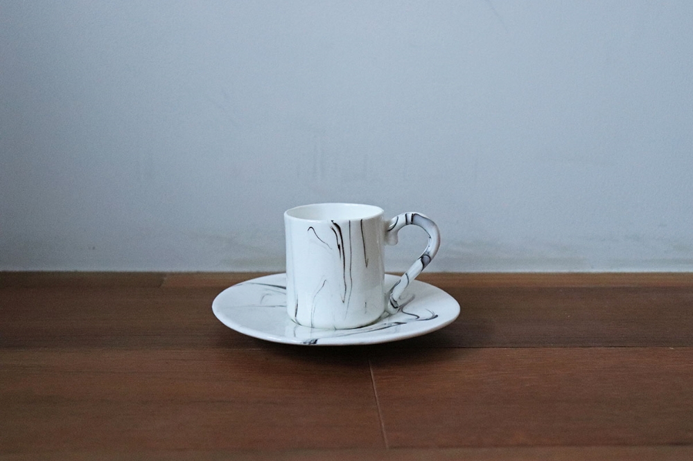 Marble Tea Cup Set - マーブル ティーカップ セット 6