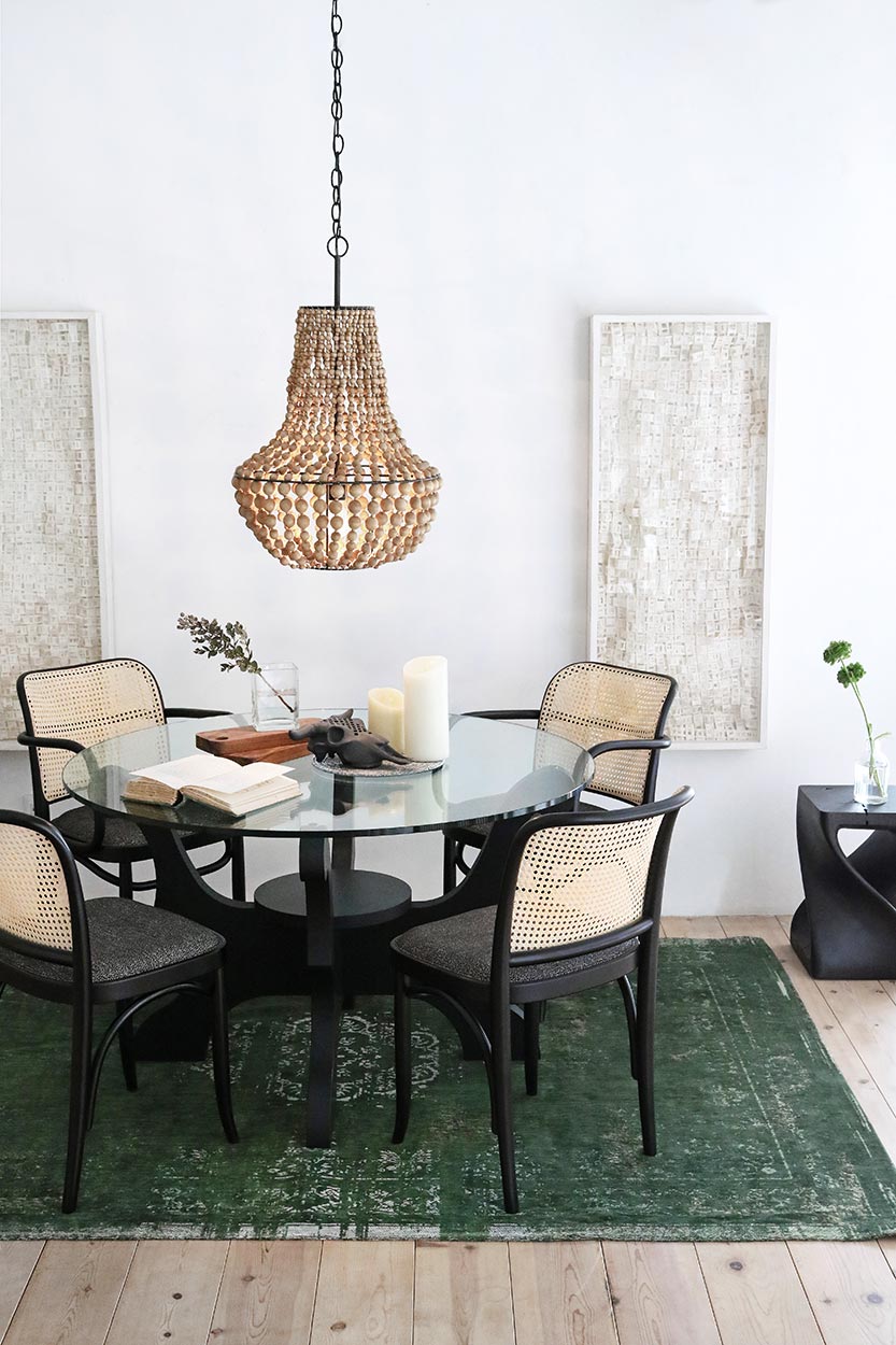 RS - BL ガラスラウンドテーブル 9