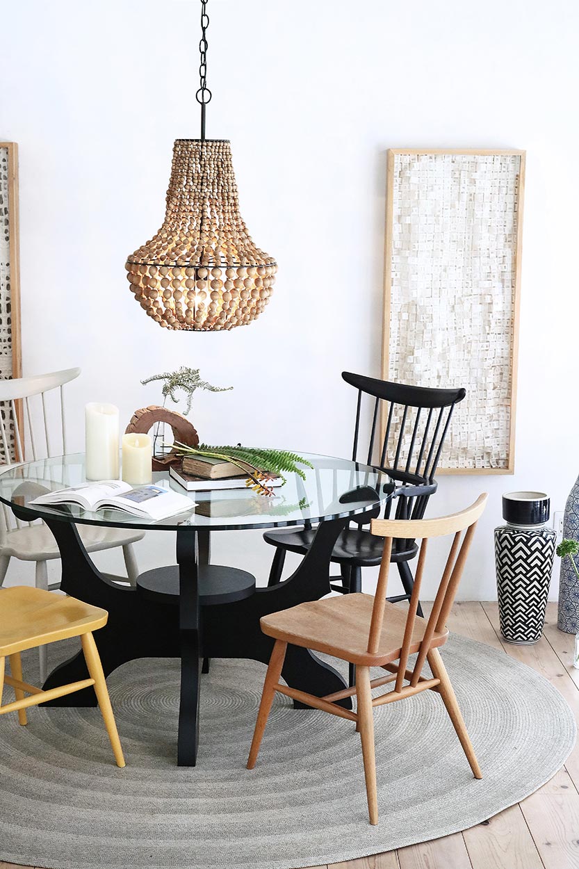 RS - BL ガラスラウンドテーブル 11